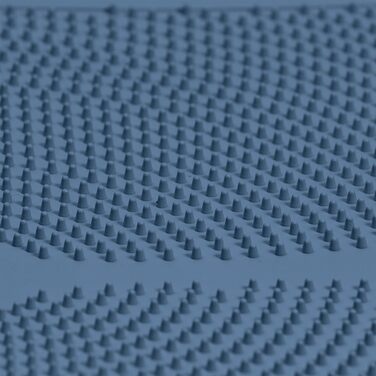 Килимок для котячого туалету з антиковзким ситом, свиняча сітка, 46x36x3 см, Made in Italy (Jolly Blau)