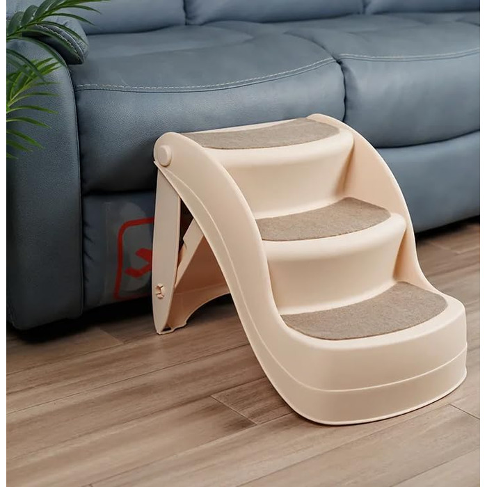 Сходинки для тварин Lanco – 3 сходинки для котів та собак. Міцний та неслизький матеріал. Розміри: 50 x 38 x 38 см