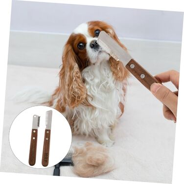 Набір щіток для собак з довгою та середньою шерстю Housoutil: догляд за шерстю та видалення ковтунів. Ергономічні ручки, преміум-якість