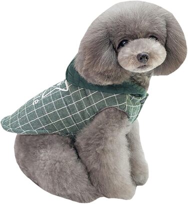 Теплий зимовий одяг для собак: куртка-худі для маленьких та середніх собак і котів (XL, зелений)