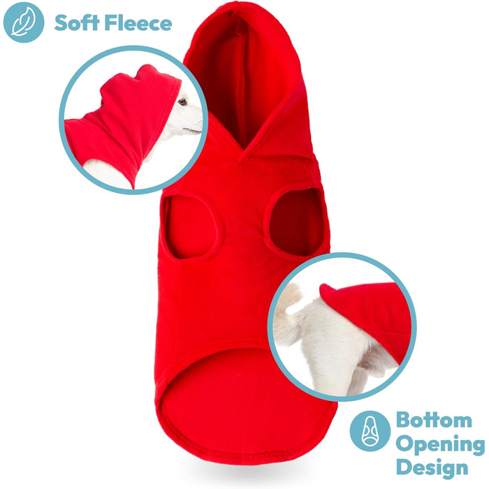 Тепла жилетка Gooby для маленьких собак, флісова куртка з кільцем для повідка, сірого кольору, розмір XS