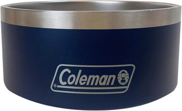 Миска для собак Coleman з нержавіючої сталі, 1,8 л, синя, порошкове покриття