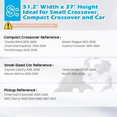 Автомобільна перегородка для собак, 156 см, для заднього сидіння, SUV, великі авто, пікапи