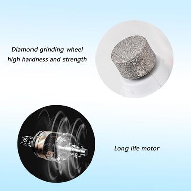 Шліфувальник для когтів домашніх тварин з підсвічуванням Marineblau (2/6 швидкостей)