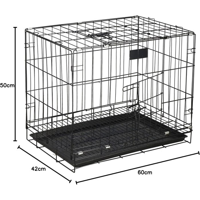 Клітка для гризунів SPRINGOS з двома дверцятами, 60 x 50 x 42 см