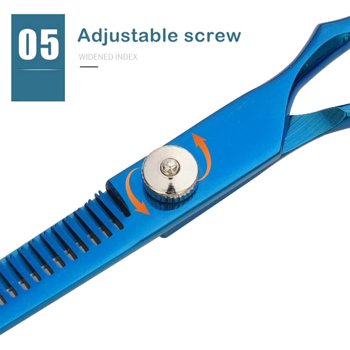 Набір професійних ножиць для стрижки собак: ножиці для стрижки та проріджування, для грумінгу та догляду за домашніми тваринами