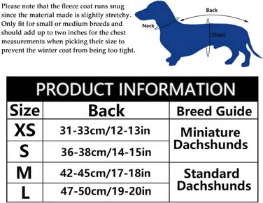 MOREZI Зимовий одяг для собак - теплий водонепроникний пуловер для такс з вовняним утеплювачем та регульованими ременями, теплий зимовий одяг для маленьких собак, зелений, S (довжина спини: 36-38 см)