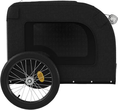 Фahrрадіаnгeр для собак Сірий та Чорний, Oxford-Gewebe & Eisen, Модель 93839