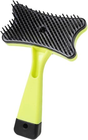 Щітка для собак та котів Pawstrip: самоочисна, для довгого та короткого волосся, 12x7.5 см, блакитна