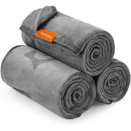 Ковдра для собак Feandrea, 3 шт. в наборі, XL (152 x 127 см), фланель, сірий, захист дивану, для середніх та великих собак