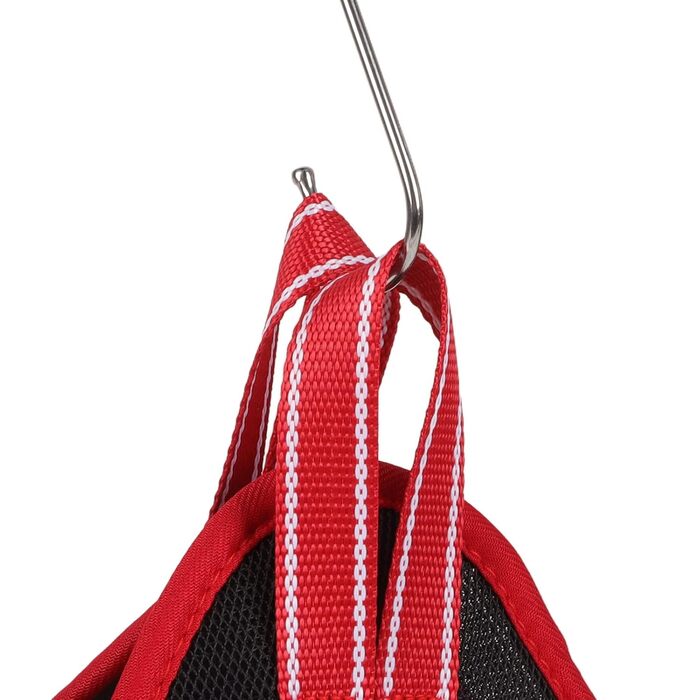 Набір для догляду за собаками: гамак, інструменти для грумінгу, набір з 10 шт. (чорний та червоний)