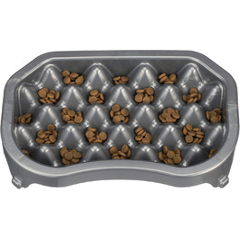 Neater Pet Brands – Антиковзаюча миска для собак 1500 мл, метал, проти здуття, для сповільненого годування