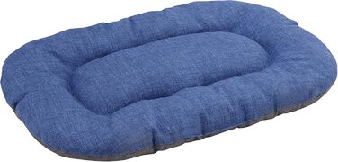 Подушка для собак та котів Baroni Home, 47x70x8 см, сіро-блакитна, M