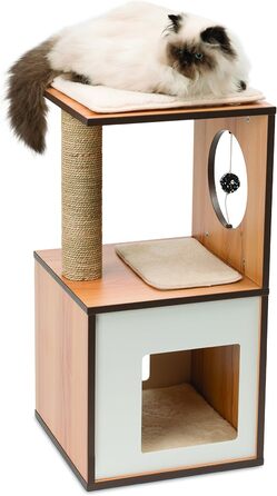 VESPER 52075 Меблі для котів Box, малі, горіх