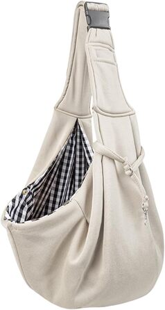 Сумка-переноска для собак та котів | Зручна переноска для тварин для прогулянок та подорожей, регульовані ремені, легкий аксесуар для активного відпочинку, бежевий колір