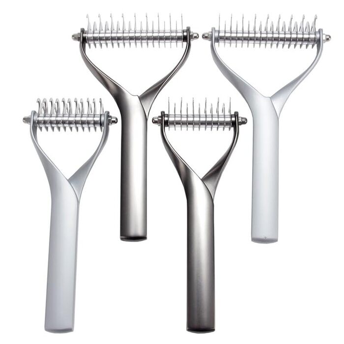 Професійний щітка-гребінець для вичісування шерсті собак, підшерстка, для цуценят, портативна