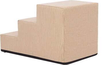 Сходинка для собак та котів Tiertreppen - пандус для маленьких собак та котів, 3 сходинки, висота 30 см, бежевий