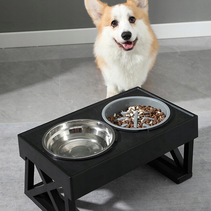 Підвищена миска для собак, антиковзана миска для корму