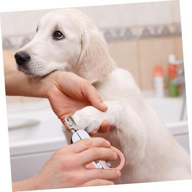 Набір з 3 шт. ножиків для обрізання кігтів собак Besportble з нержавіючої сталі, ергономічні, для собак маленьких, середніх та великих порід. Практичне аксесуар для догляду за домашніми тваринами.