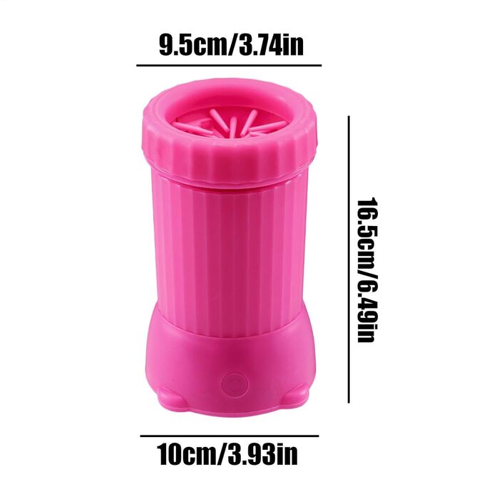 Автоматична мийка лап для собак Tanxier PAW, електрична, USB, рожева