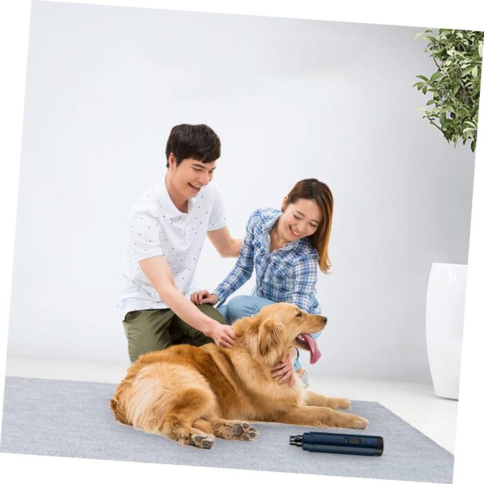 Електричний шліфувальник нігтів для домашніх тварин Milisten USB. Безшумний триммер для собак та котів. Безпечний та швидкий догляд за кігтями.