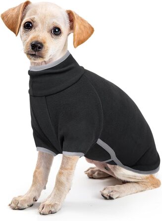 Пуловер для собак маленьких порід, Чихуахуа, Французький бульдог, теплий пуловер для собак (темно-сірий, S)