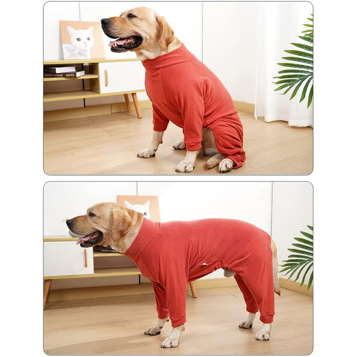 Пуловер для собак великих порід, теплий зимовий костюм з флісу, 4 лапи, одяг для собак, піжама, пуловер, сірий, синій, XXL