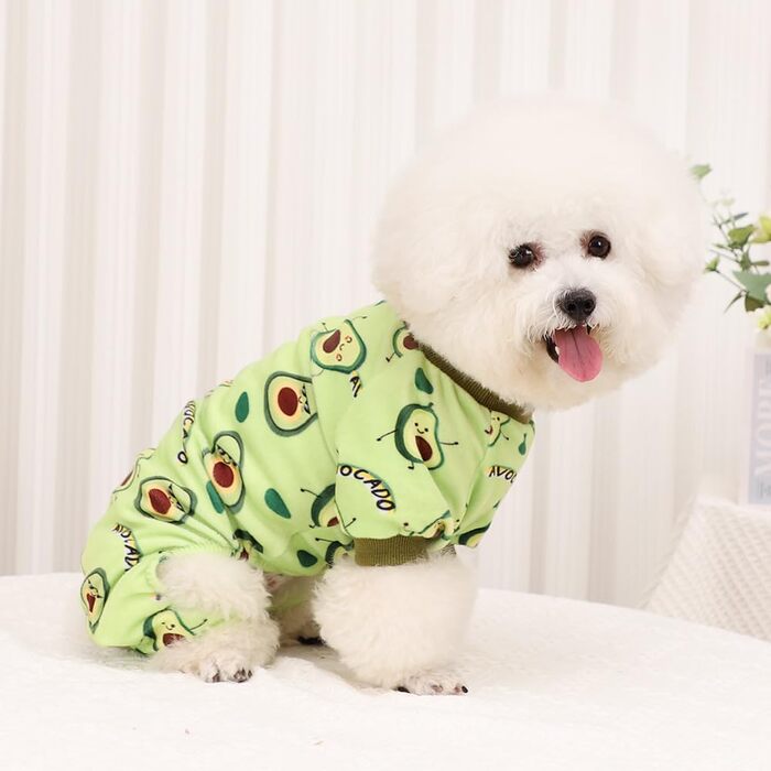Піжама для собак: теплий комбінезон для Yorkie/Chihuahua, банан, зручний, XXS