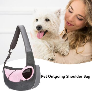 Сумка-переноска для собак та котів | Дихаюча сумка-рюкзак Oxford для маленьких тварин | Складана переноска з регульованим ременем для цуценят, собак та котів (Блакитна)