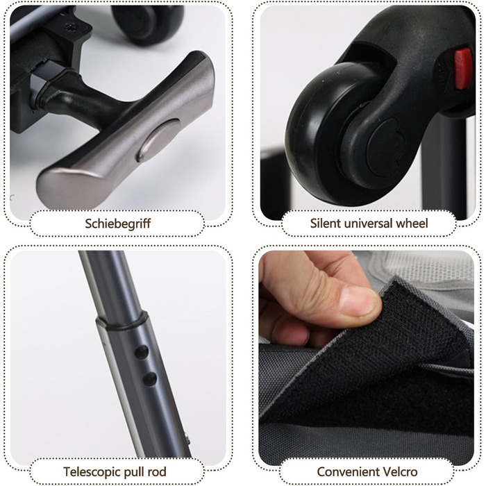 Дитяча коляска для тварин Galatée, сумка-переноска для собак та котів, складана переноска для подорожей, кемпінгу (червона)