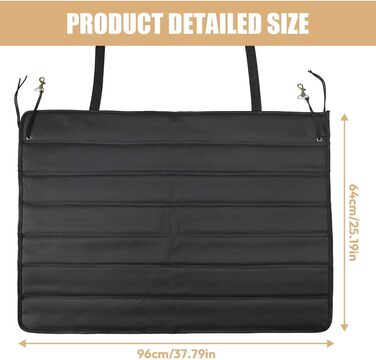 Захист для краю багажника автомобіля, 96x64 см, універсальний захист для багажника від тварин, складаний захист, захист від подряпин, бруду, шерсті