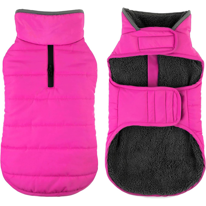 Зимовий теплий одяг для собак - водонепроникна куртка для холодної погоди, комфортна тепла одіяг для цуценят, собак, малих, середніх та великих собак (Блакитний, розмір 2XL)