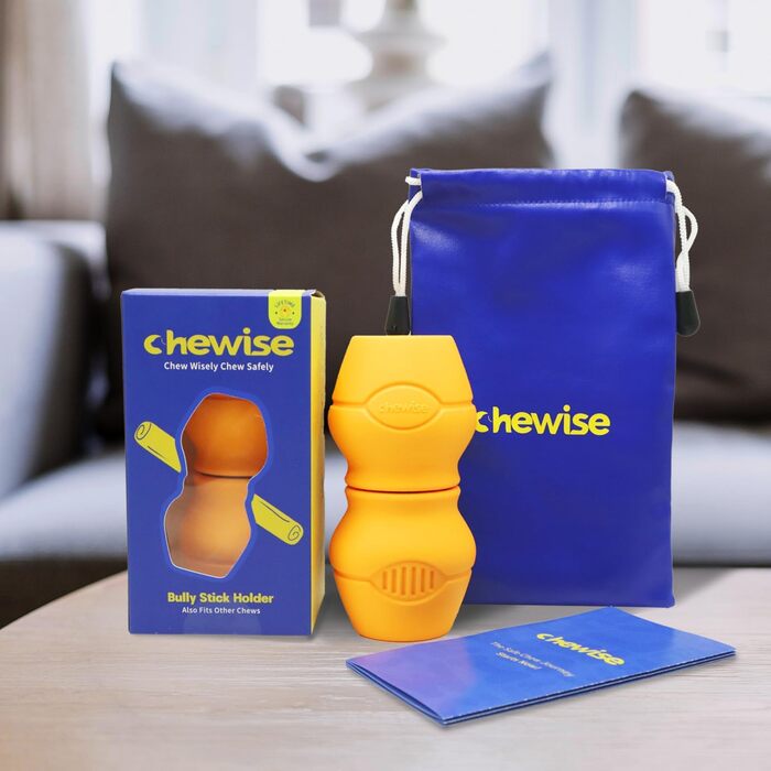 Тримач для жувальних паличок Chewise Bully Stick, без BPA, проти задухи, міцний дизайн, для різних розмірів собак
