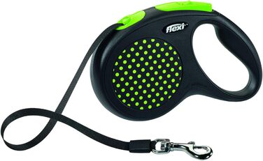 Рулетка для собак Flexi Design M, 5 м, зелена, до 25 кг