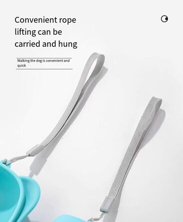 Водяна пляшка для собак з контейнером для корму, портативна, для котів, собак та інших тварин, для прогулянок, походів та подорожей