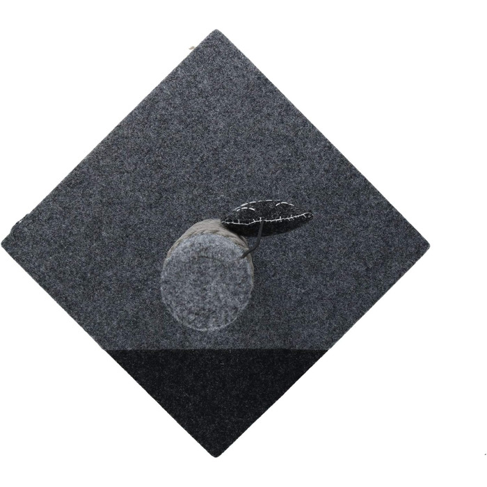 Котячий когтетоп Rosewood 40146 стильний та сучасний, з повсті та сизалю, антрацит