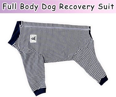Тіло для собак після операції: захисний одяг для великих та середніх собак (2XL, темно-синій)