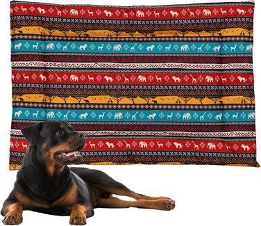 Підкладка для переноски собаки Downtown Pet Supply, 73.7 x 50.8 см, водовідштовхувальна, Ripstop Nylon, можна прати в машині, розмір M (Kalahari, LARGE (35' x 22'))