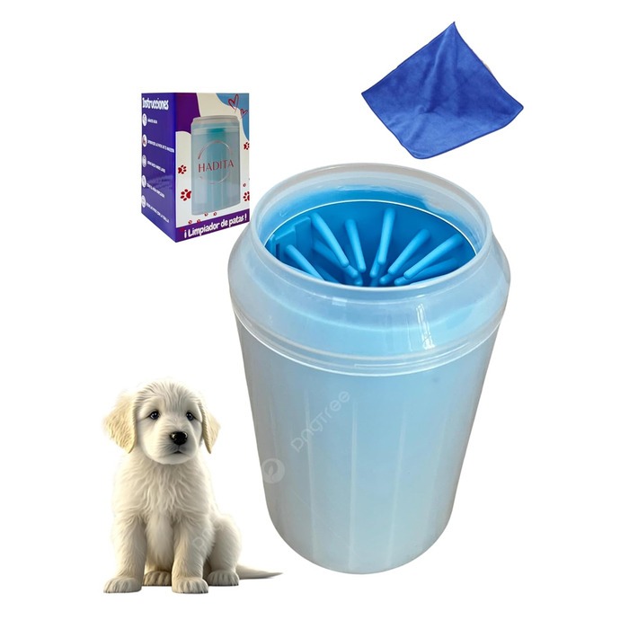 Очищувач для лап собак - гігієна для подушечок лап (Синій, L)