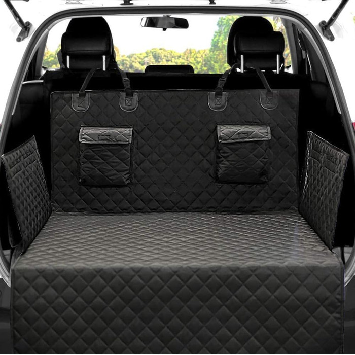 Захист для багажника автомобіля для собак Opel Grandland X 2017-2022, водовідштовхувальний, стійкий до подряпин, з захистом бокових стінок та краю вантажного люка