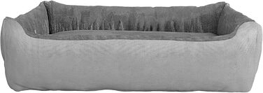 Італійська постільна білизна для собак та котів Hundehütte Love, сіра, 84 x 66 x 19 см, для всіх сезонів