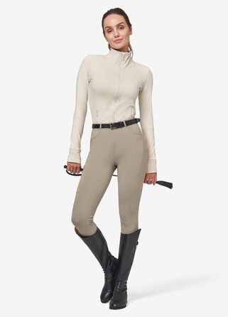 Спортивні штани для верхової їзди WILLIT Daen з флісовою підкладкою та силіконовим повним захопленням (XXL, Хакі)