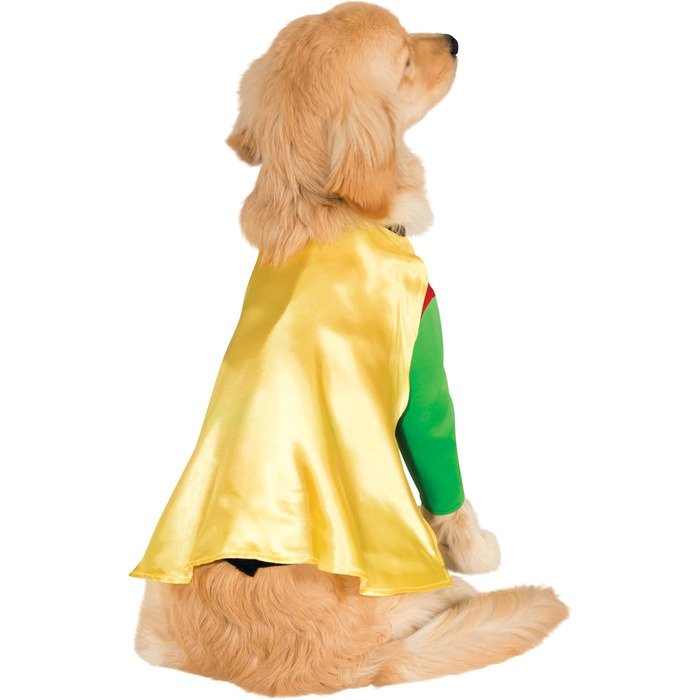 Костюм Робіна з коміксів DC для собак, супергеройський костюм, розмір XL, на Хелловін