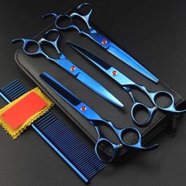 Набір професійних ножиць для грумінгу собак, 7 дюймів (золото)