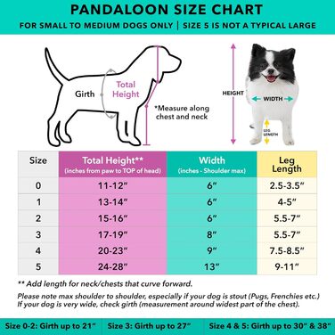 Костюм на Хелловін для собак Pandaloon, панда, розмір 4 (50,8–58,4 см), з руками
