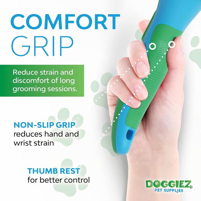 Бурштук для собак та котів: видалення підшерстя, видалення бруду та шерсті. Великий інструмент для догляду за тваринами