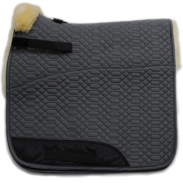 Підійде для конкурної їзди: Schabracke Engel Reitsport з овечкою та сірим степлером (D)