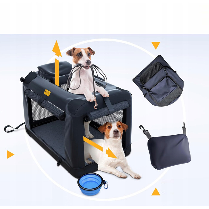 Складаний переноска-сумка для собак PETPROVED, 72x52x52 см