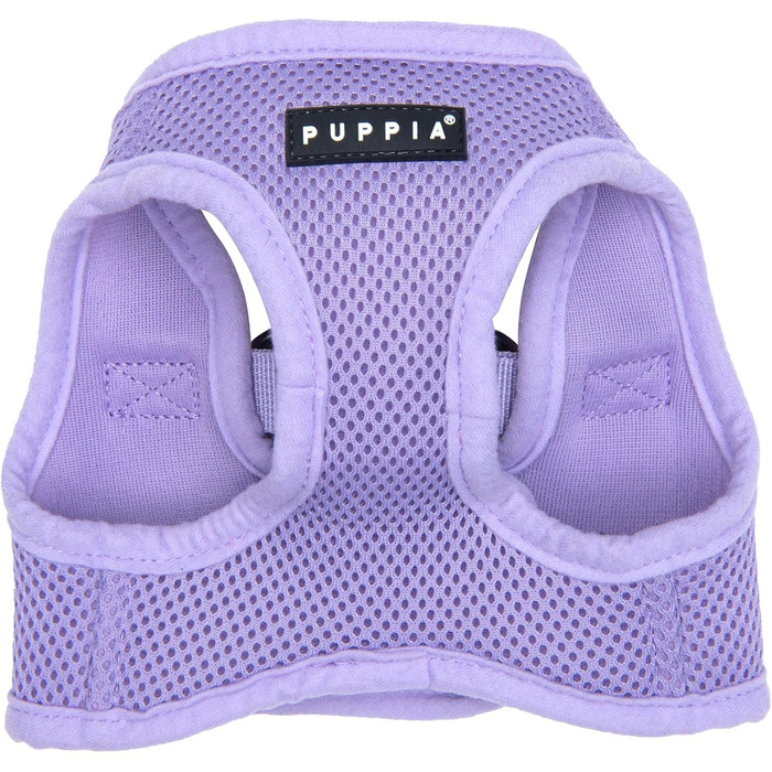 Puppia м'яка шлейка для собак, сітчаста, з підкладкою, не душить, не тягне, для вигулу, бігу та тренувань, для малих, середніх і великих собак, фіолетова, розмір S