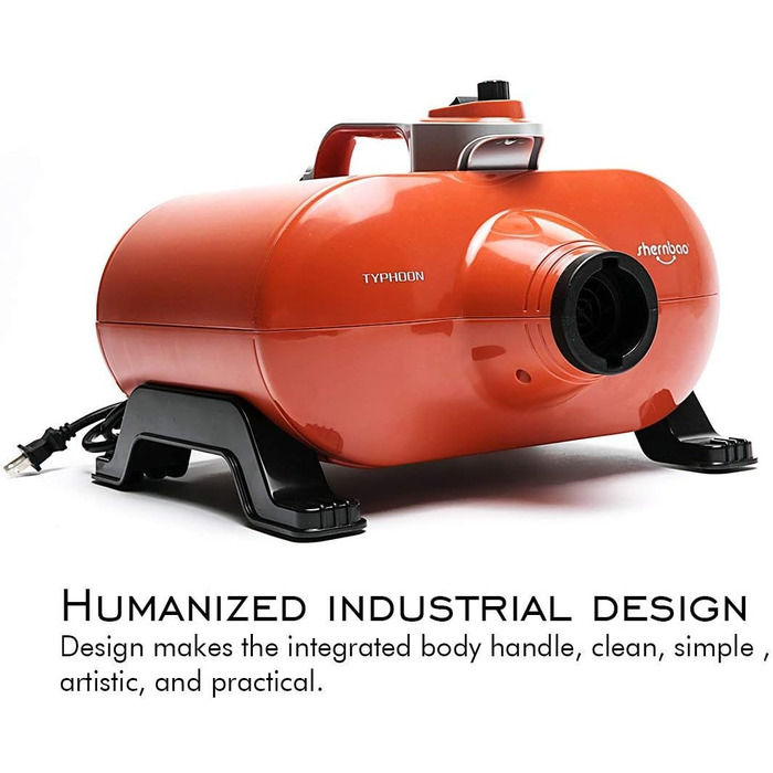 Сушарка для собак Shernbao Dualmotor - професійна фен для висушування шерсті домашніх тварин, 6.0 HP, 3000W, регулювання потужності